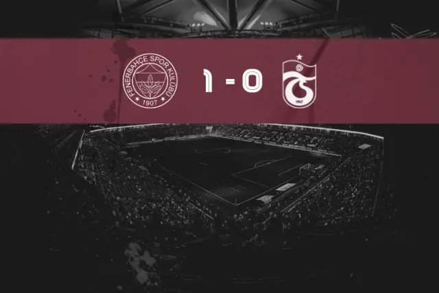2025/2026 Sezonu 5. Hafta Fenerbahçe – Trabzonspor